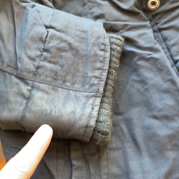 Hollister California Light Winter Jacket - Navy Blue Small - Picture 4 of 5